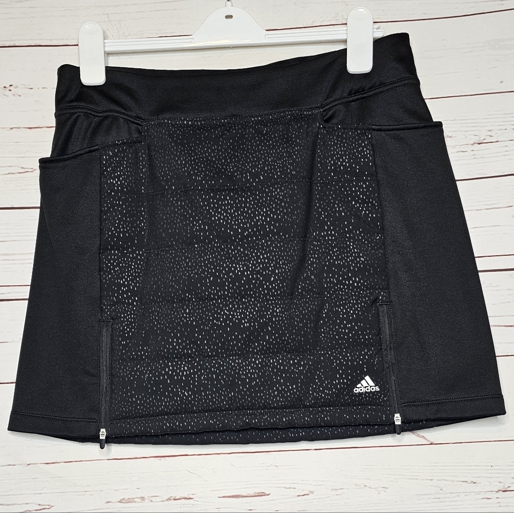 Adidas Golf Black Insulated Skirt with Dotted Design